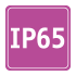 Degrees of protection IP65