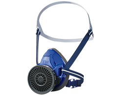 防じん・防毒マスク TW01Cの商品写真(ネイビー)