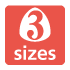 3 sizes