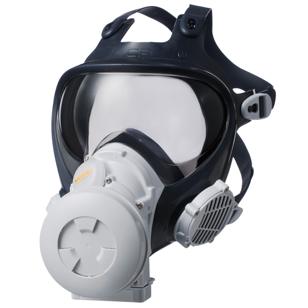 シゲマツ 電動ファン付呼吸用保護具・フェイスシールド（液晶付）（２０２１０） MH40GW-1 通販 